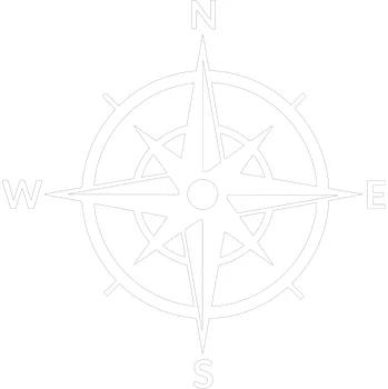 Samolepicí dekorace na vozidlo Kompas 2 samolepka na auto - fialová tmavá / 10x10 cm