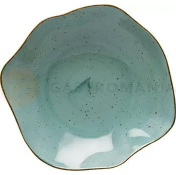 Talíř Talíř polévkový, modrozelená, 230 mm | LUBIANA, Stone Age