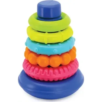 Hračka pro nejmenší Infantino Pyramida z kroužků (315212-00INF)