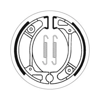 Brzda pro motocykl Přední brzdové destičky SBS Honda NU 50 MC Runaway, Express 1982 - 1983