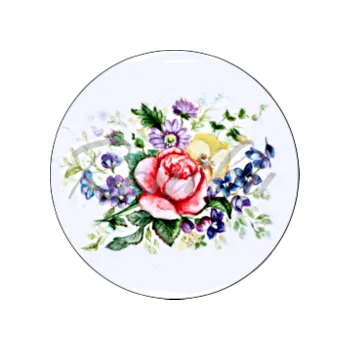 Jedlá dekorace na dort KVĚTINA barevná, VARIANTA Jedlý papír 217