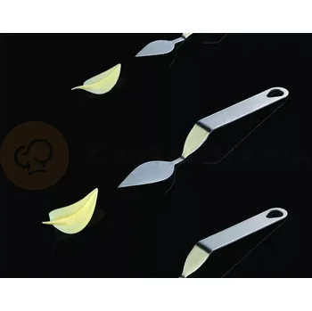 Výroba svíčky Cukrářská špachtle na čokoládu střední - tvar lístku, 60x30 mm - CH5 | PAVONI, Flychoc