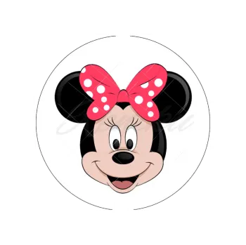 Jedlá dekorace na dort MINNIE hlava, VARIANTA Jedlý papír 617