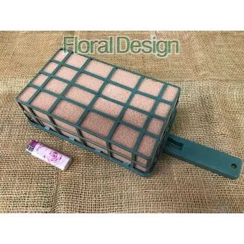 Stojan na květiny Cihla na suché s držákem 23 x 12cm na plastovém podkladu