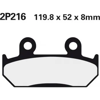 Brzda pro motocykl Přední brzdové destičky Nissin Honda CB 400 N 1986 - směs ST