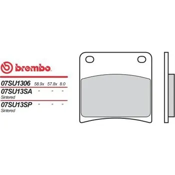 Motodíl Přední brzdové destičky Brembo Suzuki 1400 GL CAVALCADE 1987 - směs 06