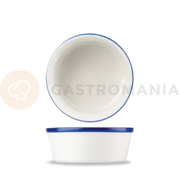Servírovací stolek Porcelánová kulatá nádoba na zapékání 9 cm | CHURCHILL, Retro Blue