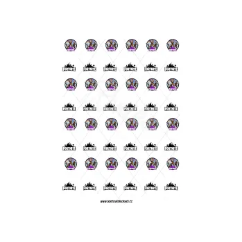 Jedlá dekorace na dort FORTNITE s108