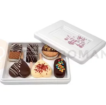 Příslušenství pro sušičku potravin Krabička pro nanuky na dřívku 27,8x22,8x5,6 cm, 100 ks | SILIKOMART, Accessori & take away