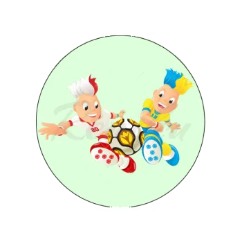 Jedlá dekorace na dort FOTBALISTI, VARIANTA Jedlý papír 332