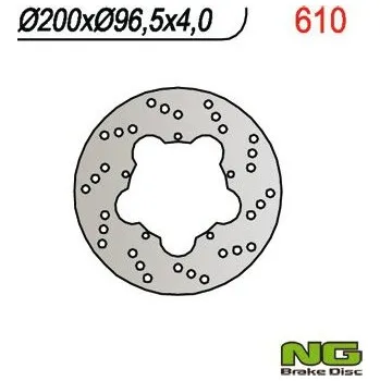 Brzda pro motocykl Zadní brzdový kotouč NG Piaggio 125 HEXAGON GTX 11" wheels 2000