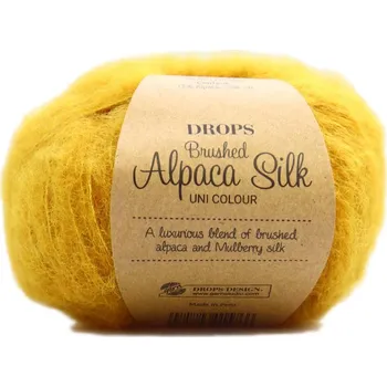 Příze Drops Brushed Alpaca Silk UNI 19 kari