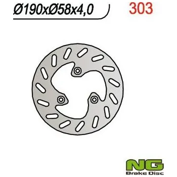 Brzda pro motocykl Přední brzdový kotouč NG Peugeot 125 LUDIX 2004