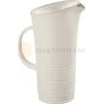 Džbánek s víkem z recyklovaného plastu,1800, barva mléčná bílá | GUZZINI, TIERRA