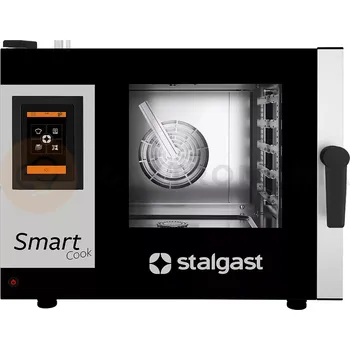 Elektrický, parní konvektomat 5x GN1/1, dotykové ovládání, 790x860x690 mm | STALGAST, SmartCook