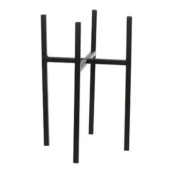 Květináč Kovový stojan na květináč Mica ASCOT, rozměr 20.5 x 35 cm, černý