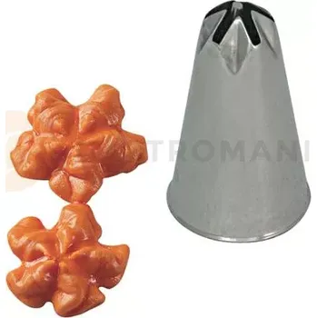 Výroba svíčky Cukrářská špička Květina, sada 5 ks - 25x43x13 mm - BX1013 | MARTELLATO, Flower & Petals Nozzles