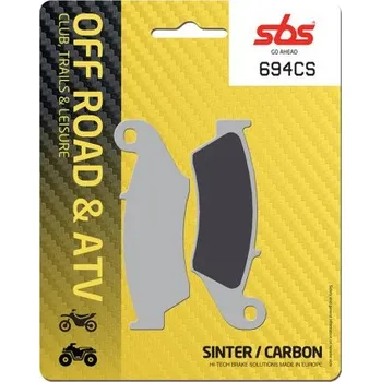 Brzda pro motocykl Přední brzdové destičky SBS Suzuki RMX 250 1996 - 1998 směs CS