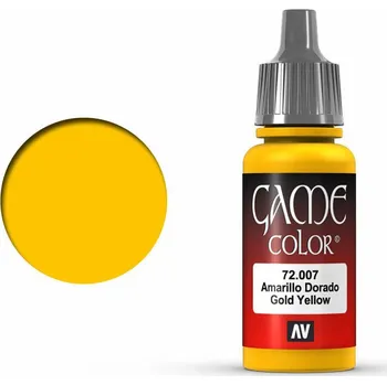 Modelářská barva Vallejo: Game Color Gold Yellow