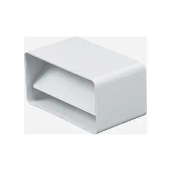 Den Braven - Spojka plochého kanálu s klapkou, 110 mm x 55 mm, plastová VE11850