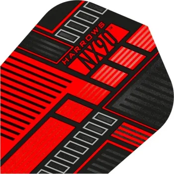 Příslušenství pro šipky Harrows Letky NX90 - No6 - Red F3977