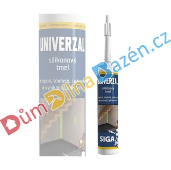 stavební silikon Silikon univerzal Siga PRO 310ml Barva: bílá