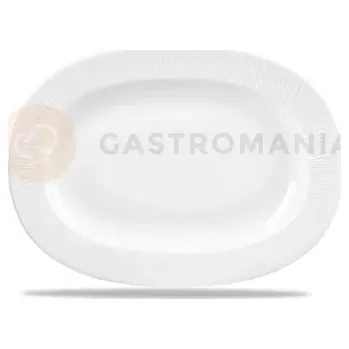 Porcelánový oválný servírovací talíř 33 cm | CHURCHILL, Bamboo