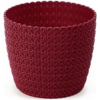 Květináč Lamela LAMELA, květináč MAGNOLIA JERSEY 300 mm, bordó
