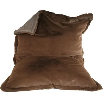 Sedací pytel Sedací pytel 180 x 140cm FOX tmavě hnědý