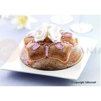 Kuchyňská sůl Forma na moučníky a dorty SFT317 MEDIUM NARCISSUS 18x7,3 cm | SILIKOMART, Uniflex