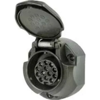 Přívěs Zásuvka 13P DIN/Jaeger s odpojením mlhového světla