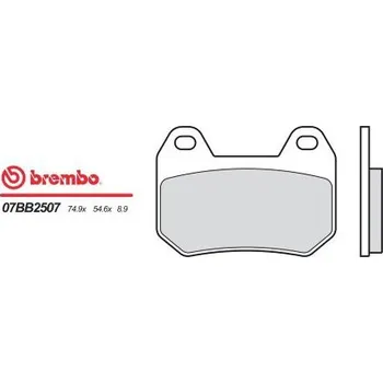 Motodíl Zadní brzdové destičky Brembo BMW 1200 R 1200 CL 2003 - 2004 směs 07