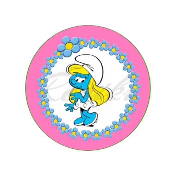 Jedlá dekorace na dort ŠMOULINKA, VARIANTA Jedlý papír 513