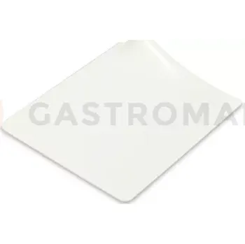 Jednorázové nádobí Tácek servírovací na monoporce a dezerty čtvercový, bílý 8,5x8,5 cm GoGo | ALCAS, 272/13