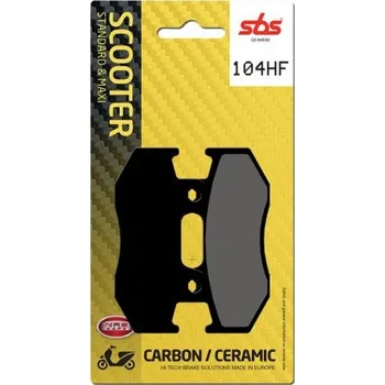 Brzda pro motocykl Přední brzdové destičky SBS Honda 100 Lead 2000 - 2008 směs HF