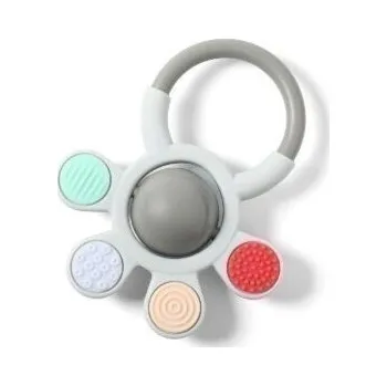 BabyOno Kousátko Ortho S chrastítkem