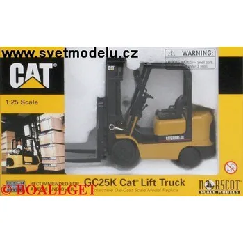 autíčko Caterpillar GC25k Car Lift Truck vysokozdvižný voz 55056