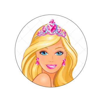 Jedlá dekorace na dort BARBIE hlava, VARIANTA Jedlý papír 1162