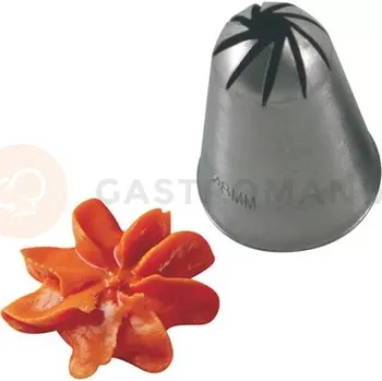 Výroba svíčky Cukrářská špička Květina - 35x50x8 mm - BR332-1 | MARTELLATO, Flower & Petals Nozzles