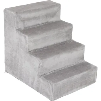 Schody a rampa pro psa Schody pro domácí mazlíčky Stepway 65 x 51 x 60 cm šedé