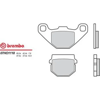 Brzda pro motocykl Přední brzdové destičky Brembo Suzuki 80 RM L, M, N 1990 - 1995 směs 18