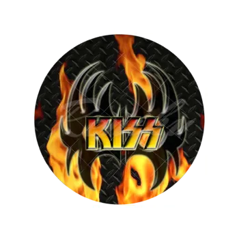 Jedlá dekorace na dort KISS, VARIANTA Jedlý papír 451