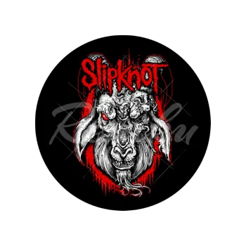 Jedlá dekorace na dort SLIPKNOT kozel, VARIANTA Jedlý papír 483