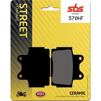 Brzda pro motocykl Přední brzdové destičky SBS Yamaha SRX 250 T, TC 1987 směs HF