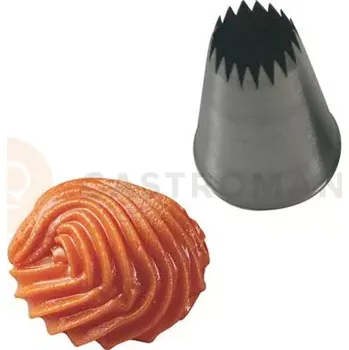 Výroba svíčky Cukrářská zdobící špička - otevřená hvězda, sada 5 ks - 9 mm - BF313 | MARTELLATO, Stella