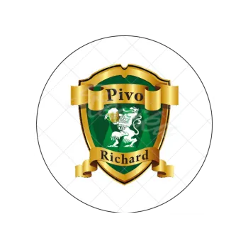 Jedlá dekorace na dort RICHARD, VARIANTA Jedlý papír 1353