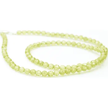 Náhrdelník Milujeme Kameny Olivín - náhrdelník fazetovaný kulička NAFK18 84572