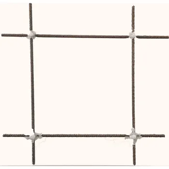 Kompozitní kari síť ORLITECH Ø 6 mm, oko 200 x 200 mm, rozměr 3,1 x 2,1 m (čedičová kari síť ORLITECH Ø 6mm oko 200 x 200 mm, náhrada za ocelovou kari síť Ø 8 mm s okem 150x150)