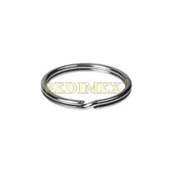 kroužek na klíče 22/26 mm-nikl celé balení