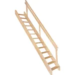 Minka Boras mlynářské schody s madlem 280 x 63 cm celodřevěné schody do podkroví